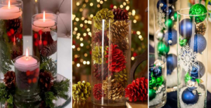 Lee más sobre el artículo 20 decoraciones navideñas con vasos de cristal