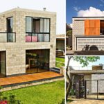 25 diseños de casas de bloques de concreto, rusticas, de bajo costo y funcionales
