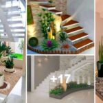 17 ideas para inspirarte a poner un jardín interior bajo la escalera
