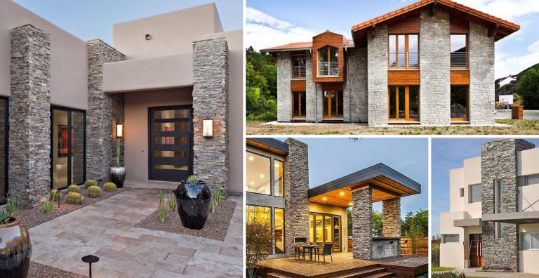 Revestimientos en piedra: ¡18 ideas para que la fachada de tu casa luzca fantástica!
