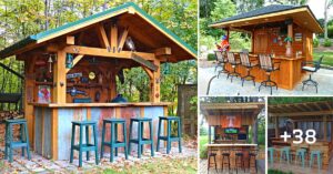 Lee más sobre el artículo 36 increíbles ideas para crear tu propio bar al aire libre con madera y lamina