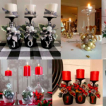 20 ideas de decoración navideña con copas de vino