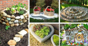 Lee más sobre el artículo 18 preciosas decoraciones con piedra para renovar tu jardín. ¡Es económico y divertido de hacer!