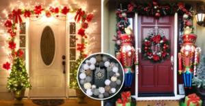 Lee más sobre el artículo 15 ideas para decorar la puerta de tu casa esta Navidad