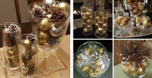 Lee más sobre el artículo 10 ideas de decoraciones navideñas con esferas doradas