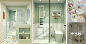 Lee más sobre el artículo 36 ideas para que pintes tu baño en tonos verde: un color pacífico y refrescante