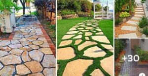 Lee más sobre el artículo 30 ideas para crear caminos de piedra o concreto perfectos para tu jardín