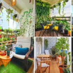 30 brillantes ideas con plantas para maximizar el espacio en tu balcón